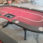 Dealer poker table.